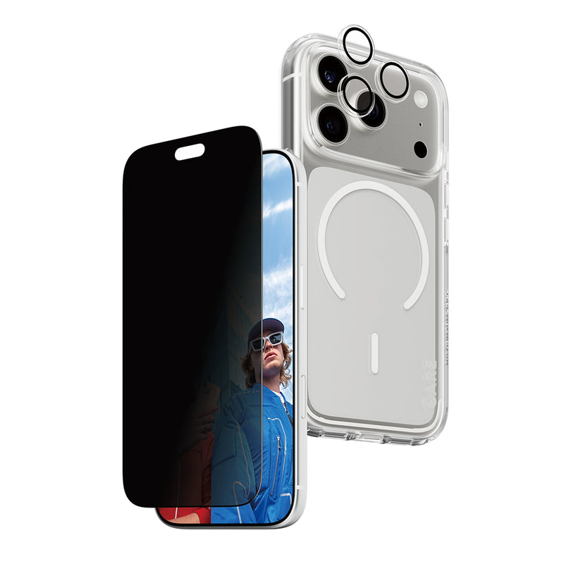 PanzerGlass® | CARE™ by PanzerGlass® Privacy Flagship 3-in-1 Bundle iPhone 18 Pro